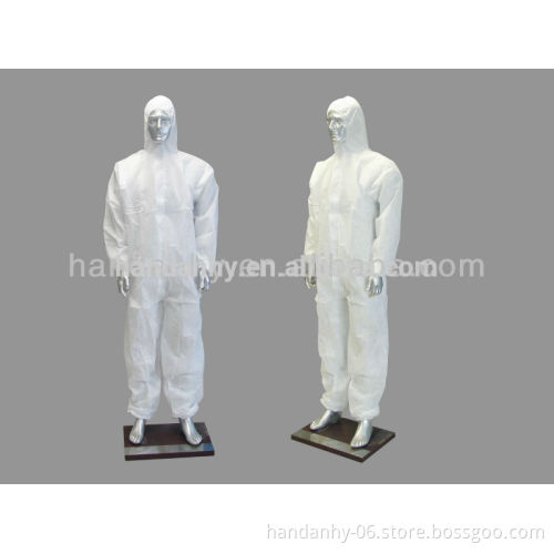 disposable garments SMS protective clothing coverall